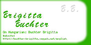 brigitta buchter business card